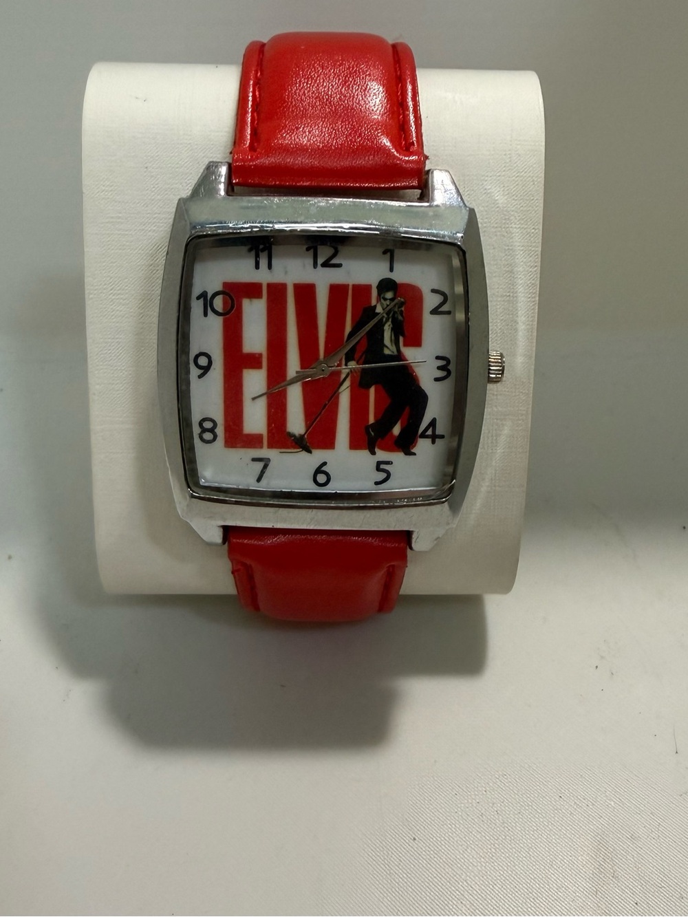 Source Unknown Red Elvis Graphic Women's Watch